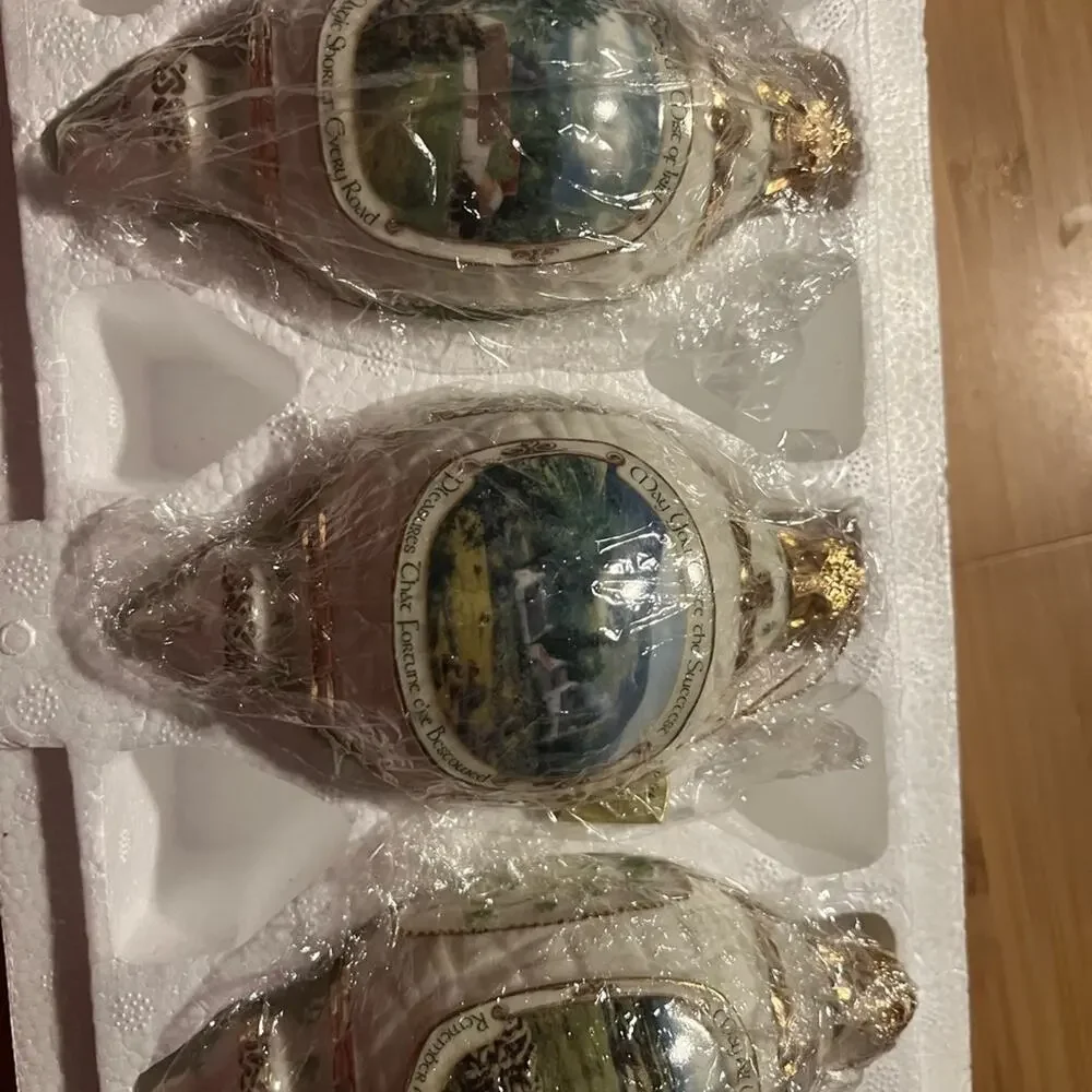 Bradford Editions 6th edition Irish Blessings Heirloom Porcelain ornaments